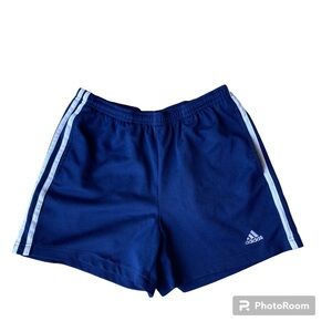Adidas Three Stripe Front Logo 3 Inch Shorts With Pockets